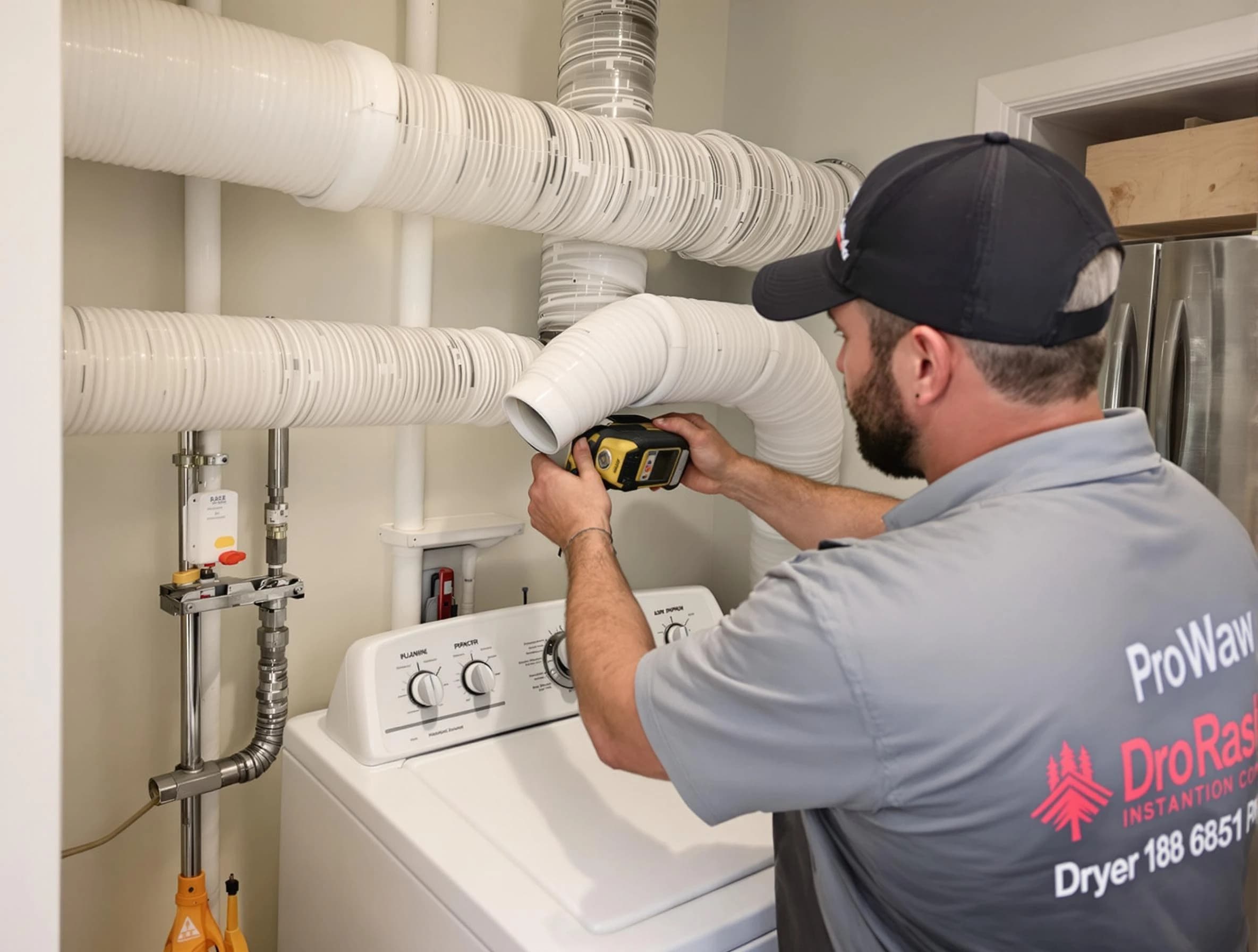Professional dryer vent hose installation by Stockbridge Dryer Vent Cleaning in Stockbridge