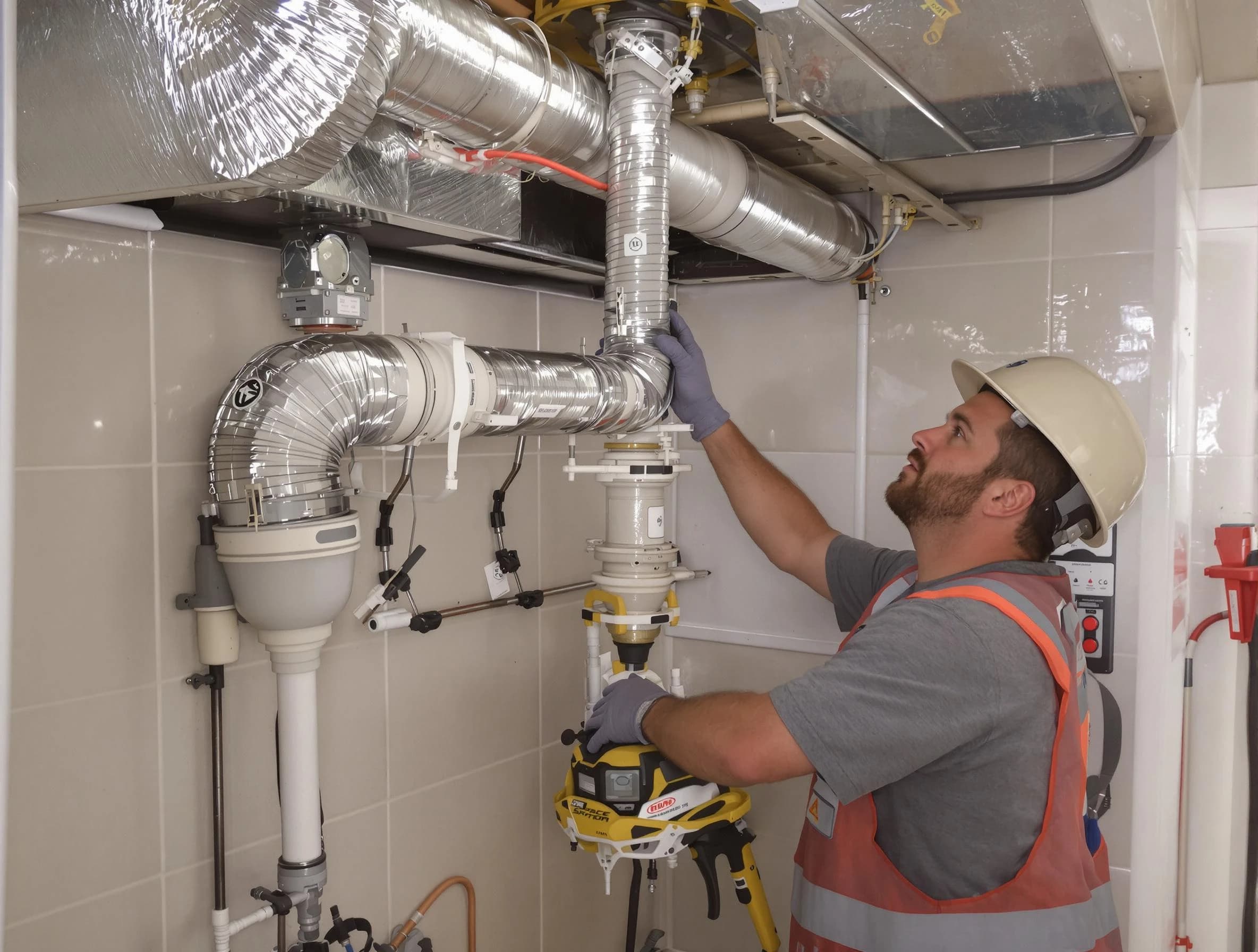 Stockbridge Dryer Vent Cleaning expert performing professional dryer vent repair and installation in Stockbridge