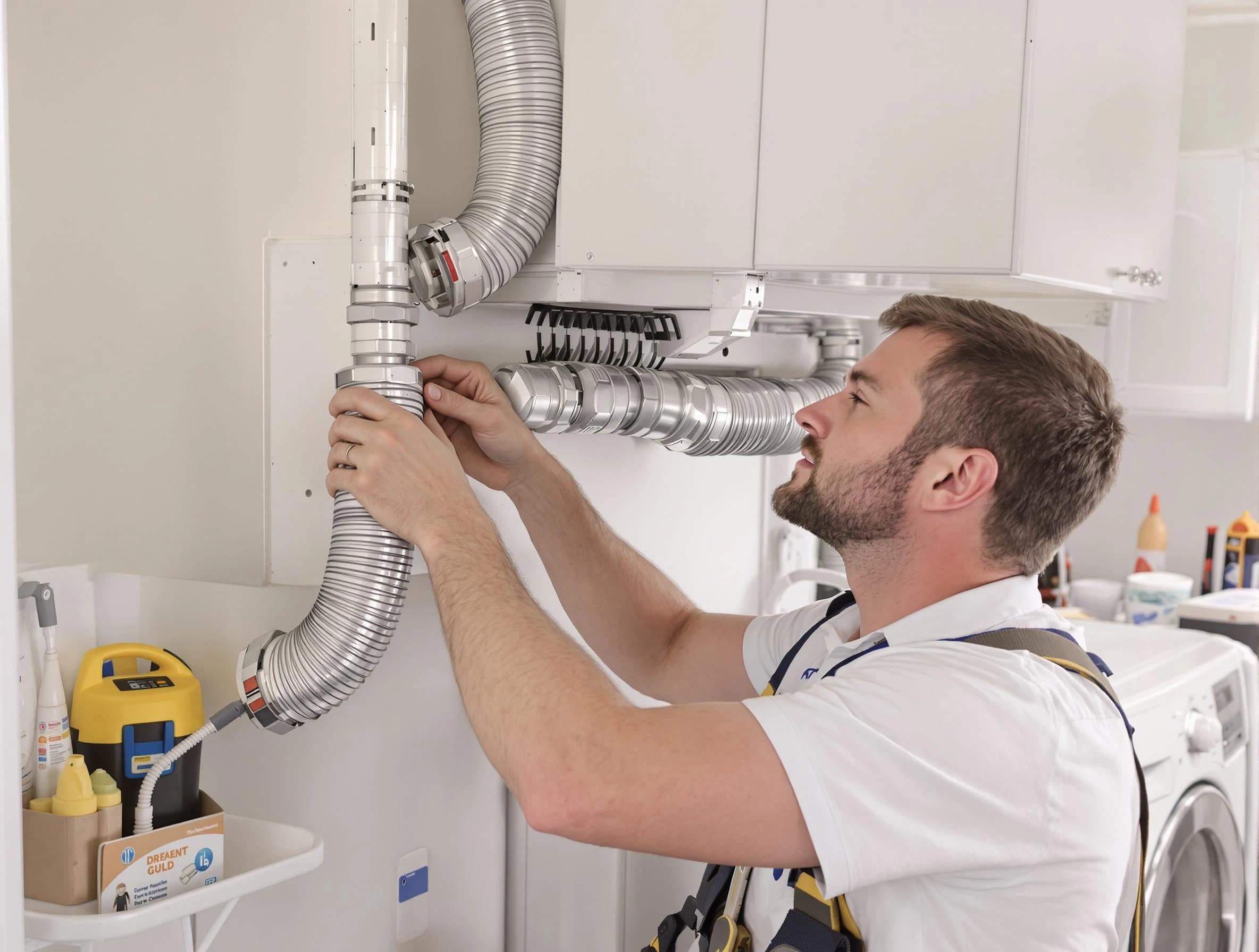 Professional dryer vent repair and installation by Stockbridge Dryer Vent Cleaning in Stockbridge