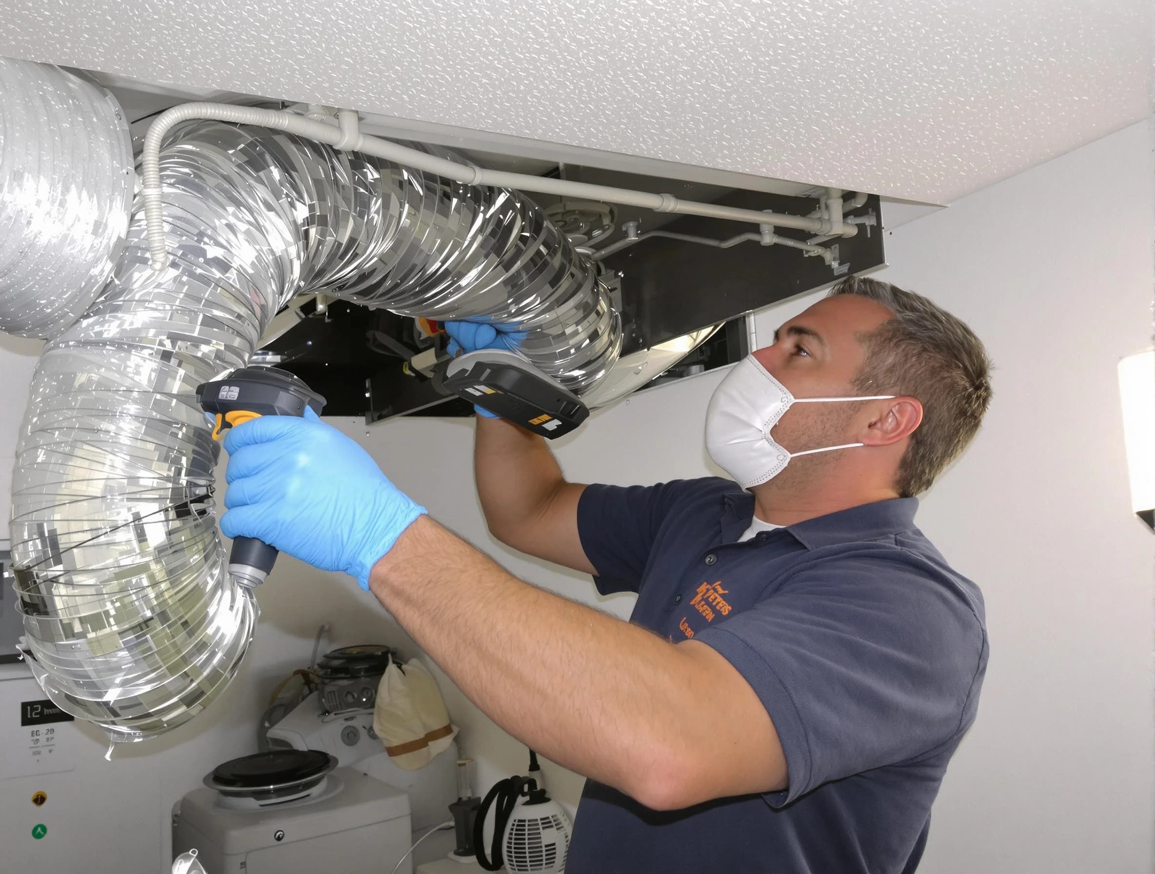 Stockbridge Dryer Vent Cleaning professional performing thorough residential dryer vent cleaning in Stockbridge